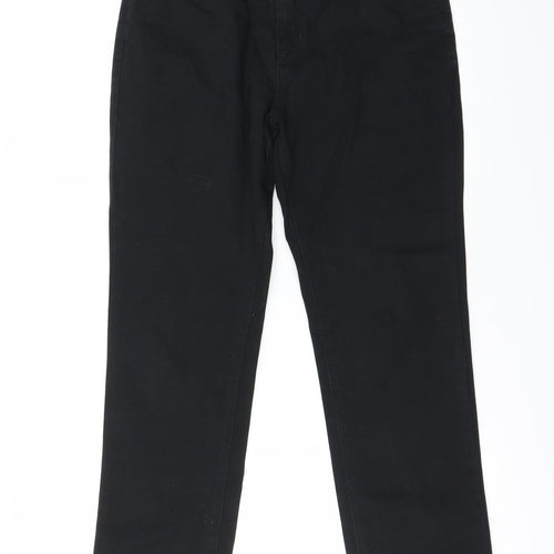Per Una Womens Black   Straight Jeans Size 8 L24 in