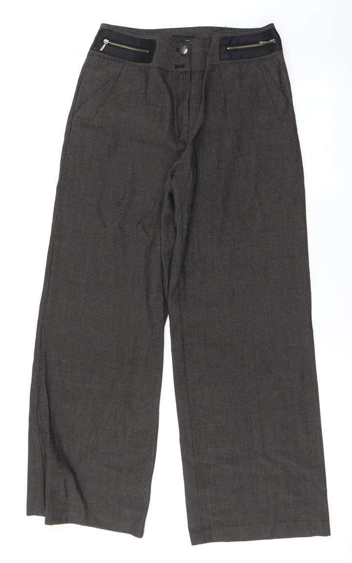 NEXT Womens Brown Trousers Size 12 L26 in