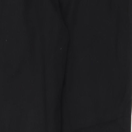 Papaya Womens Black   Trousers  Size 14 L23 in