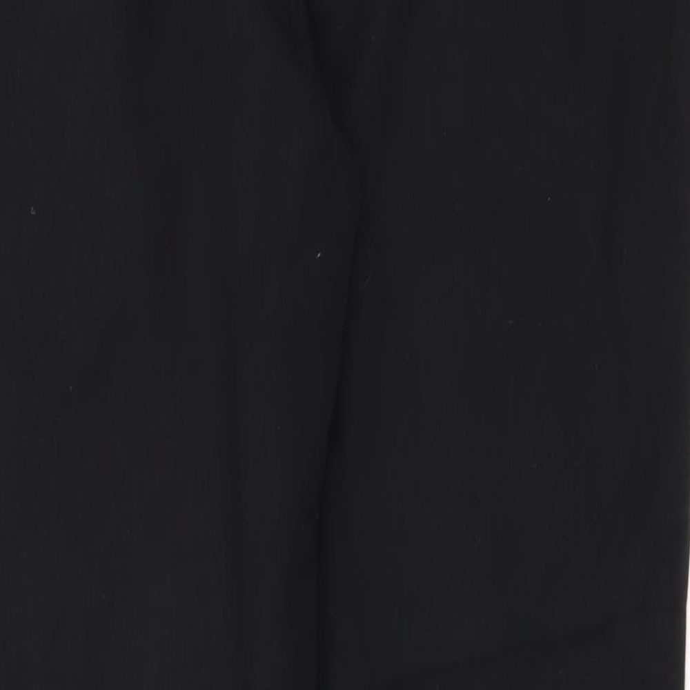 Papaya Womens Black   Trousers  Size 14 L23 in
