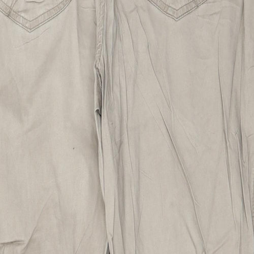 Gina Womens Beige   Trousers  Size 14 L23 in