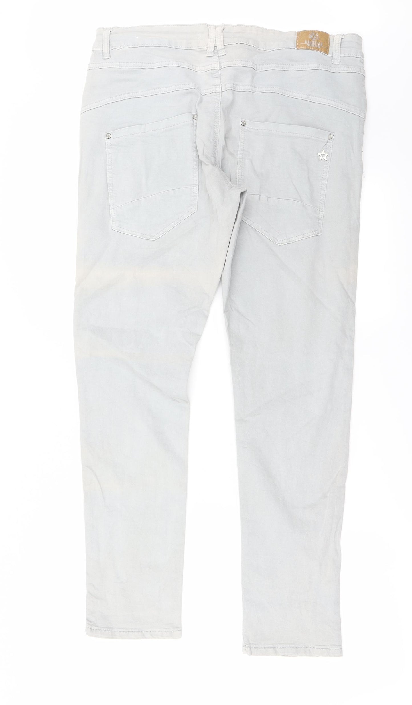 karostar Mens Grey   Straight Jeans Size 36 in L28 in