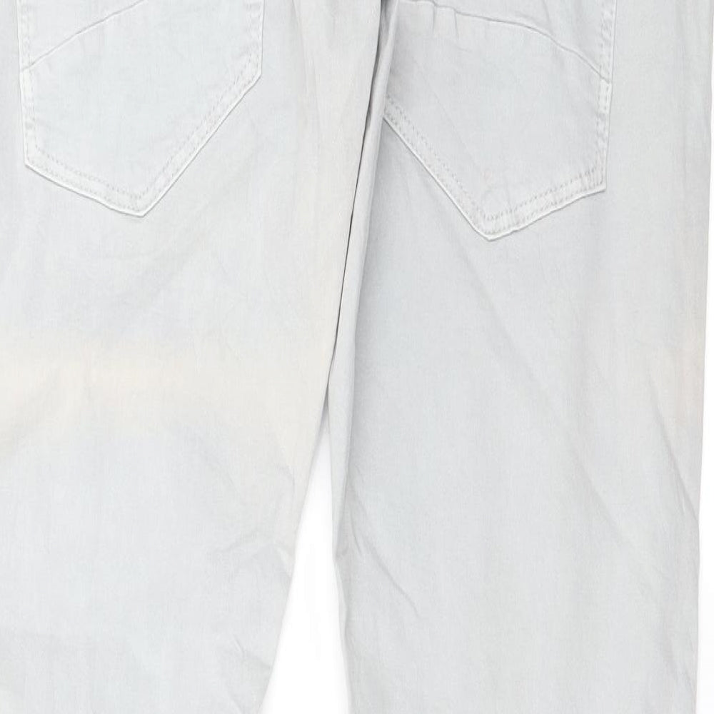 karostar Mens Grey   Straight Jeans Size 36 in L28 in