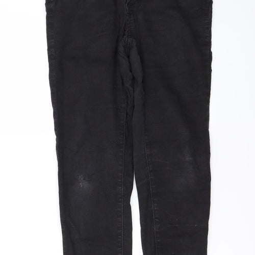 Preworn Womens Black   Straight Jeans Size 28 in L23 in