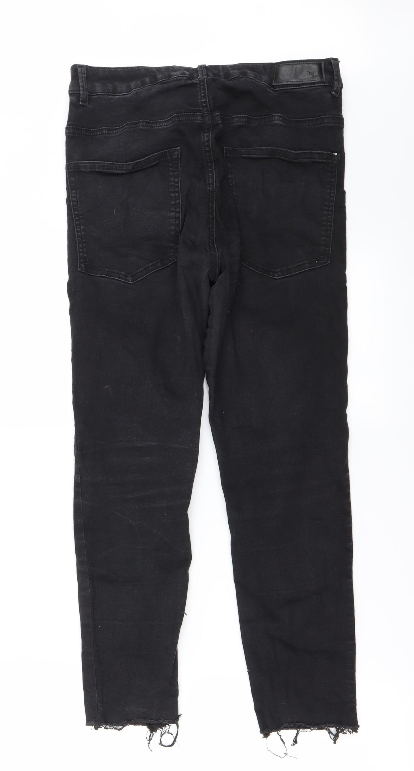 Preworn Womens Black   Straight Jeans Size 28 in L23 in