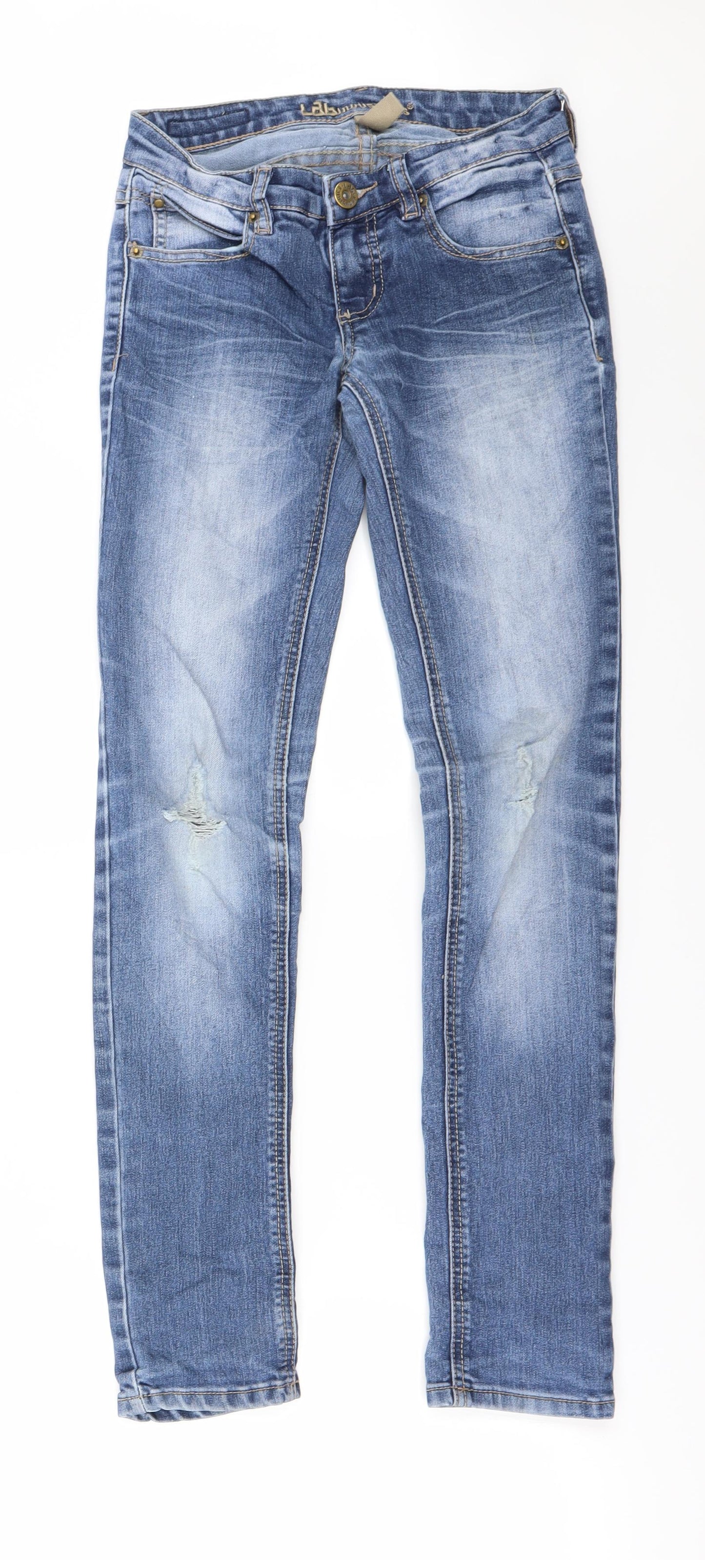 Preworn Womens Blue   Skinny Jeans Size 23 in L27 in