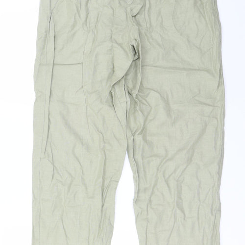 Preworn Womens Green   Trousers  Size 12 L26 in