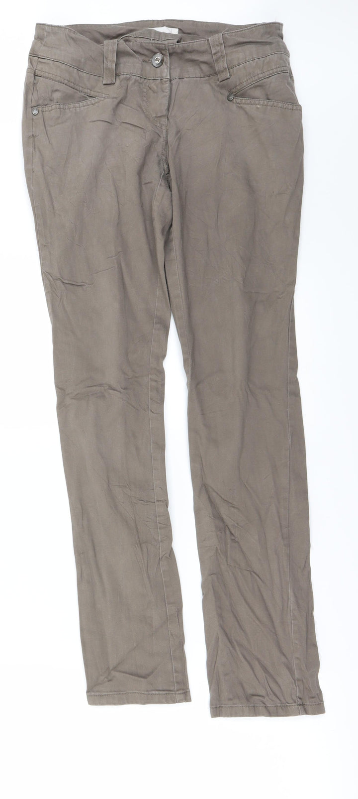 VERO MODA Womens Beige   Trousers  Size 8 L29 in