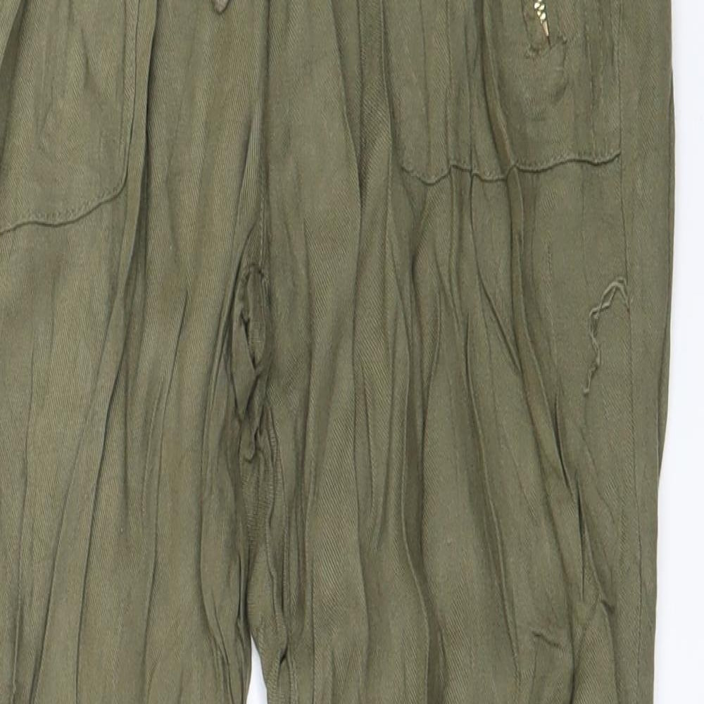 Preworn Womens Green   Trousers  Size 24 in L23 in