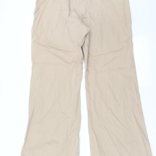 Marks and Spencer Womens Pink   Trousers  Size 14 L25 in