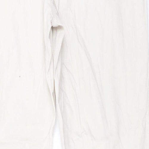 Preworn  Womens Beige   Straight Jeans Size 18 L27 in