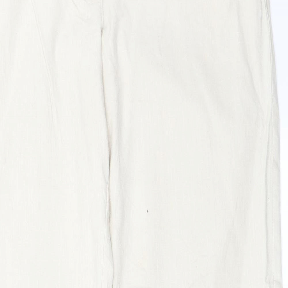 Preworn Womens Ivory   Straight Jeans Size 30 in L29 in
