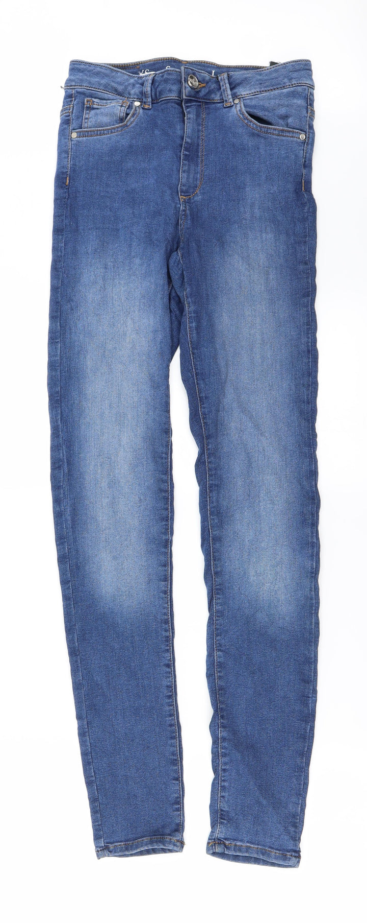 Preworn Womens Blue   Straight Jeans Size 23 in L29 in