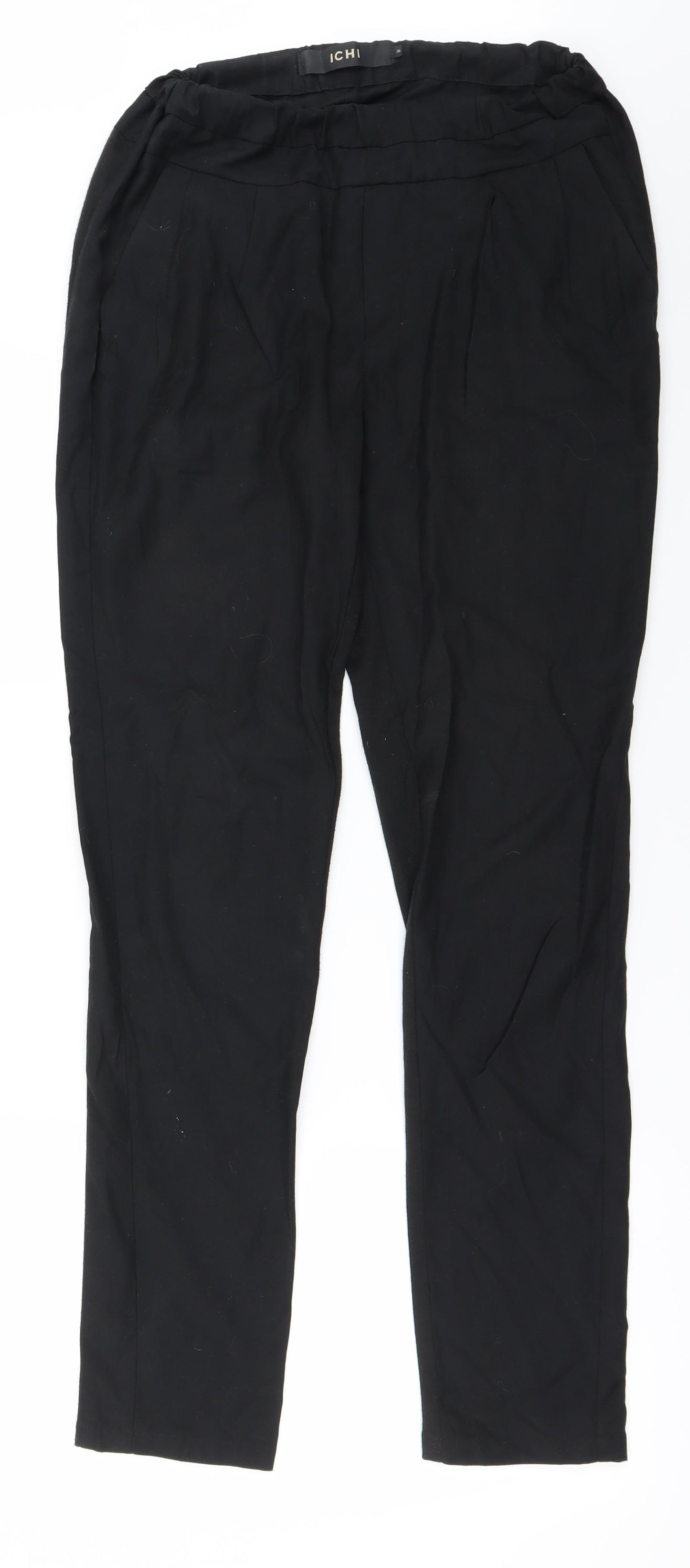 ICHI Womens Black   Trousers  Size 8 L27 in