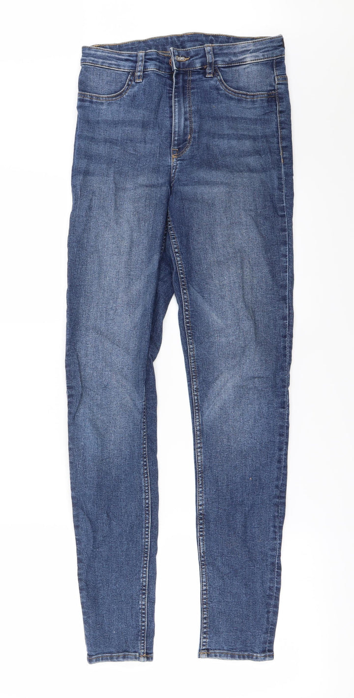 H&M Womens Blue   Straight Jeans Size 8 L26 in