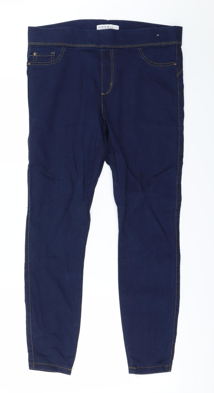denim co Womens Blue Skinny Jeans Size 14 L23 in