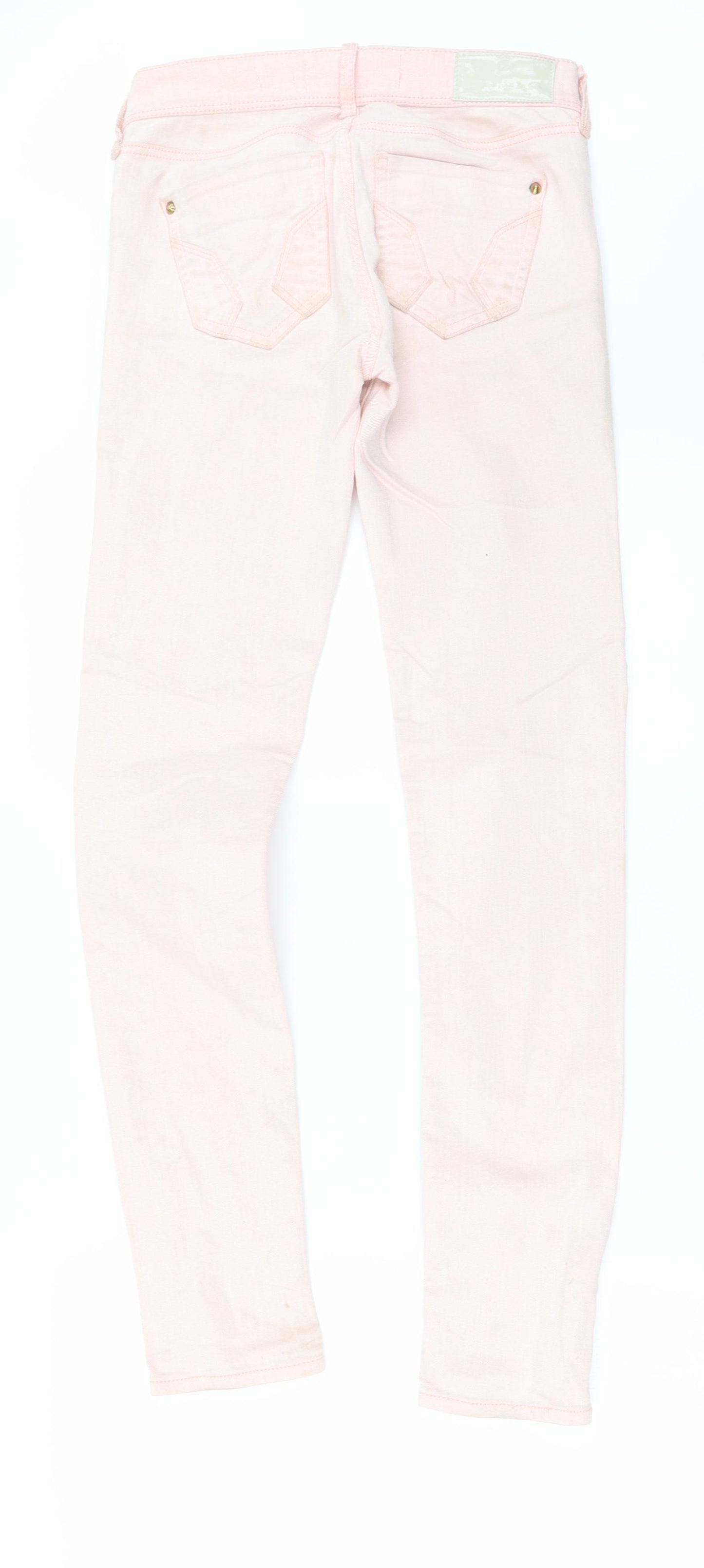 Preworn Womens Pink   Straight Jeans Size 28 in L28 in