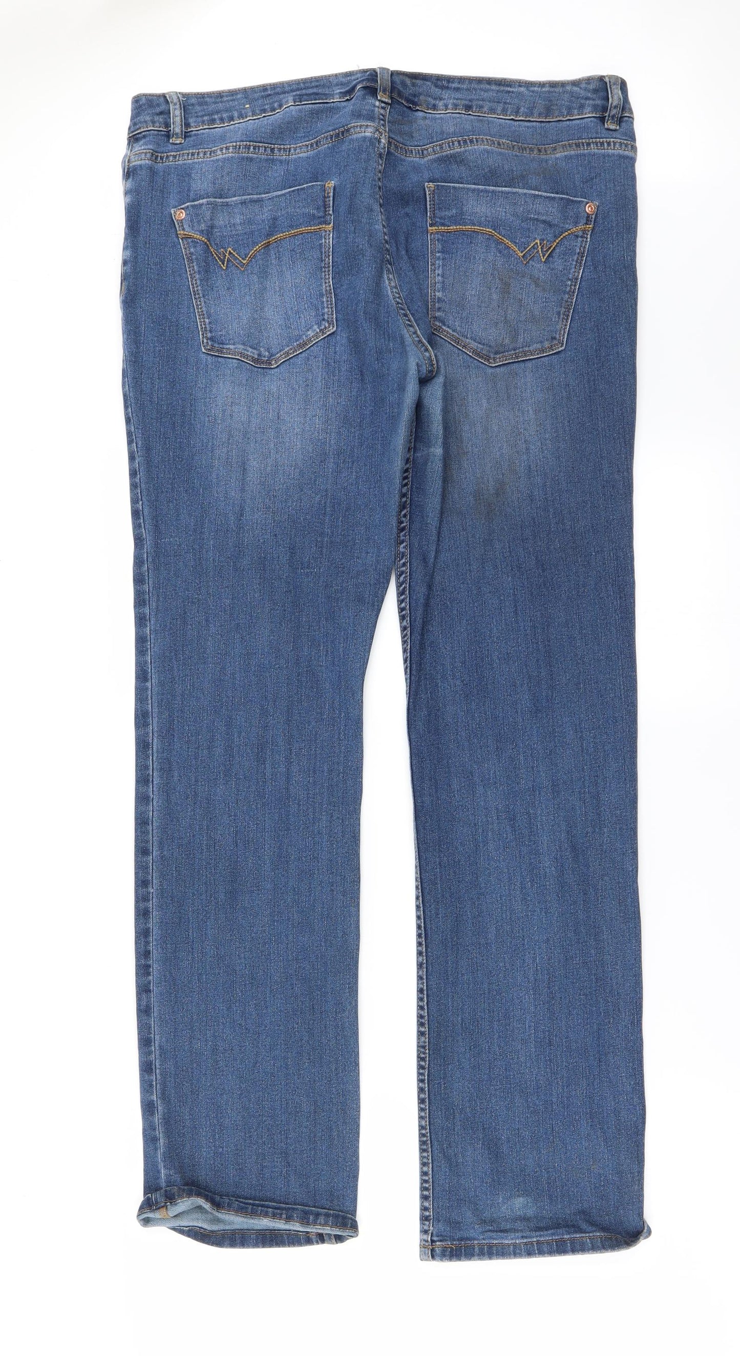 NEXT Womens Blue   Skinny Jeans Size 16 L28 in