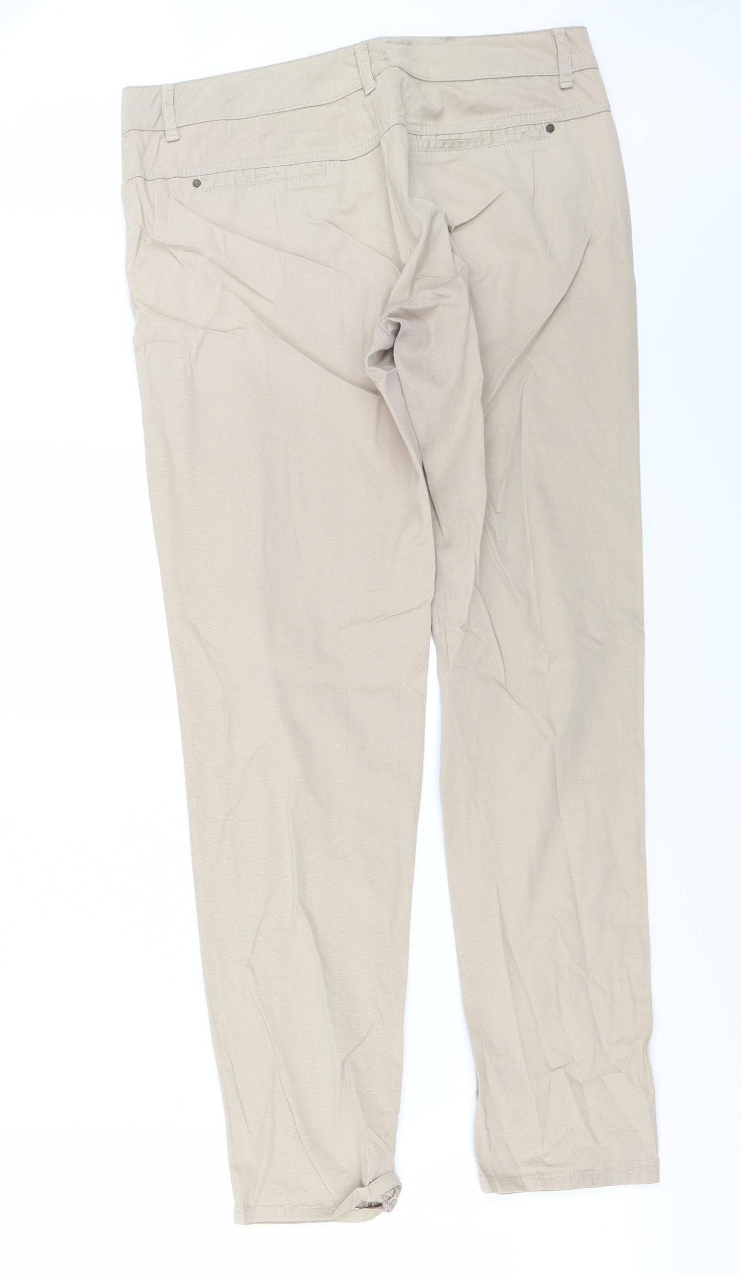 Wallis Womens Beige   Trousers  Size 12 L26 in
