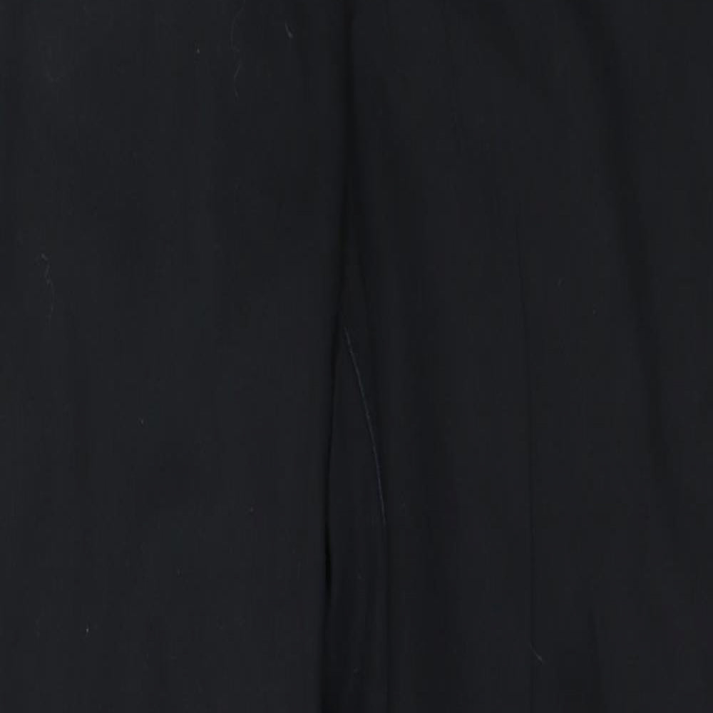 Preworn Womens Black   Trousers  Size 32 in L27 in