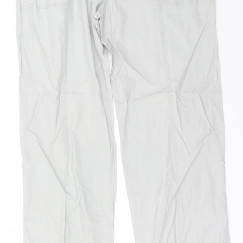 Papaya Womens Grey   Trousers  Size 32 in L26 in