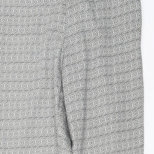 H&M Womens Grey   Trousers  Size 8 L26 in