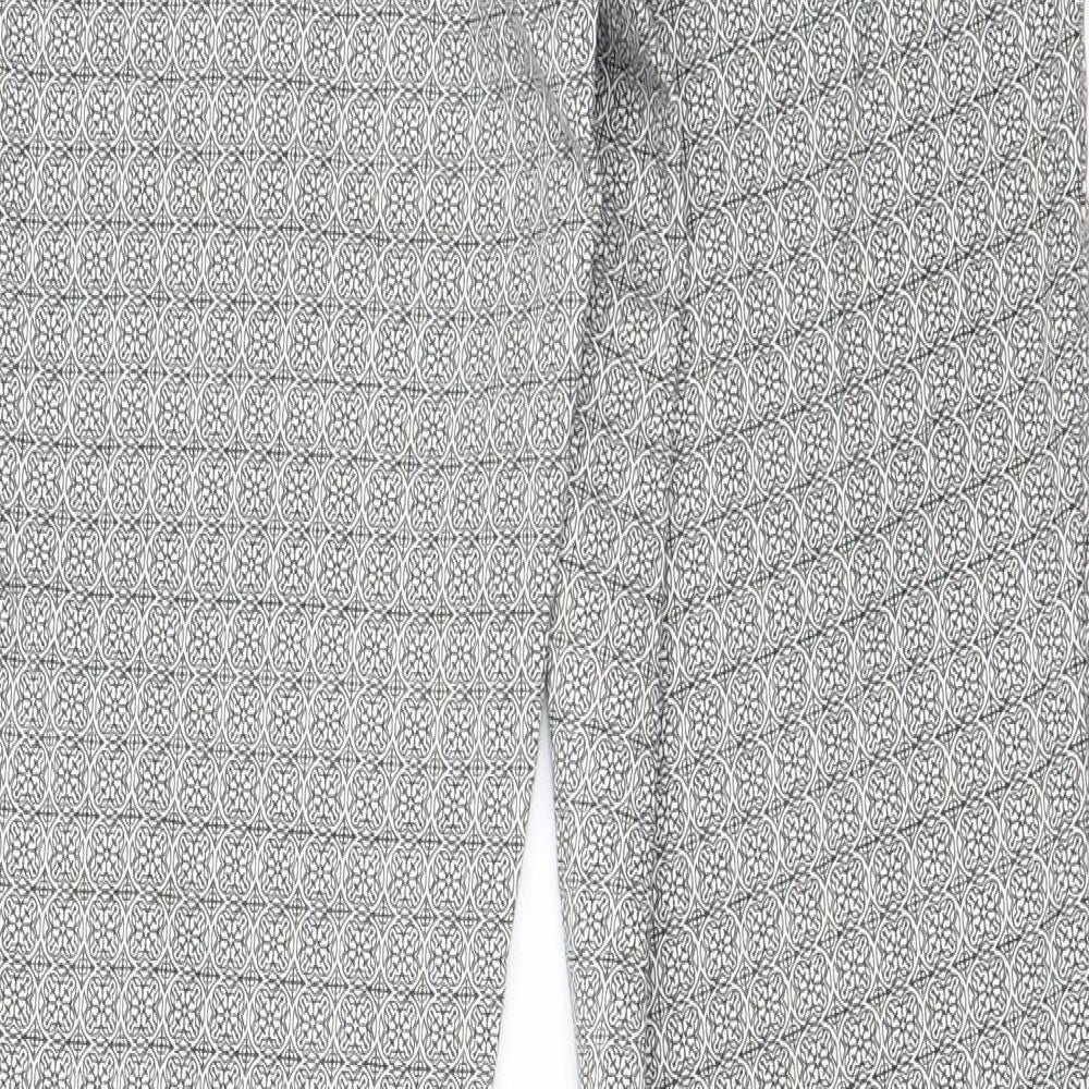 H&M Womens Grey   Trousers  Size 8 L26 in