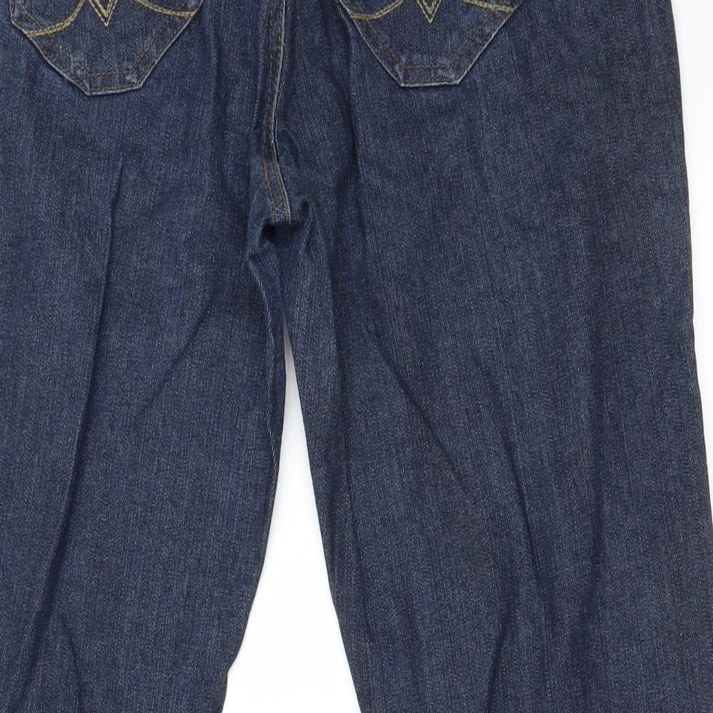 Preworn Womens Black   Straight Jeans Size 8 L20 in