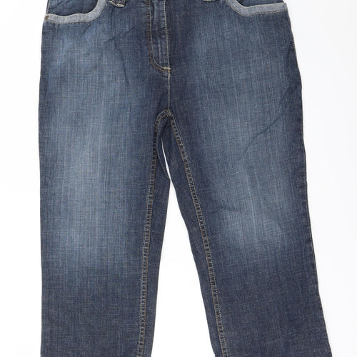 Yessica Womens Blue   Straight Jeans Size 34 in L20 in