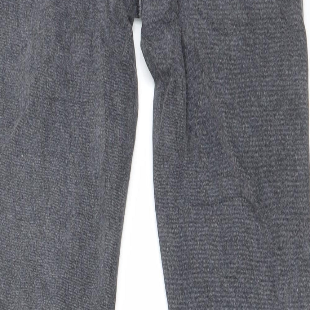 Preworn Girls Grey   Skinny Jeans Size 10 Years
