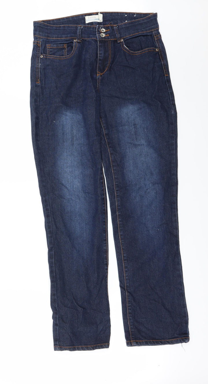 Janina Womens Blue   Straight Jeans Size 30 in L28 in