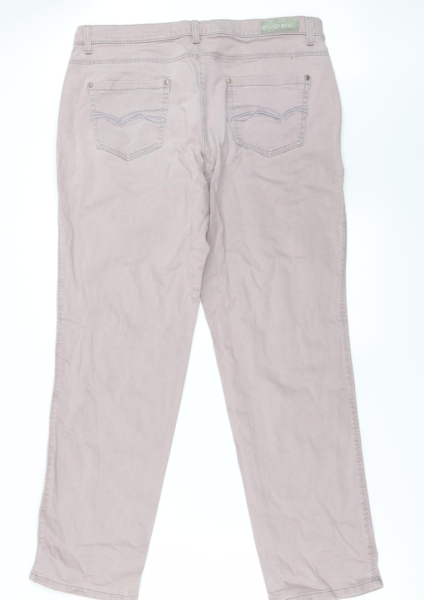 Preworn Womens Pink   Straight Jeans Size 36 in L27 in