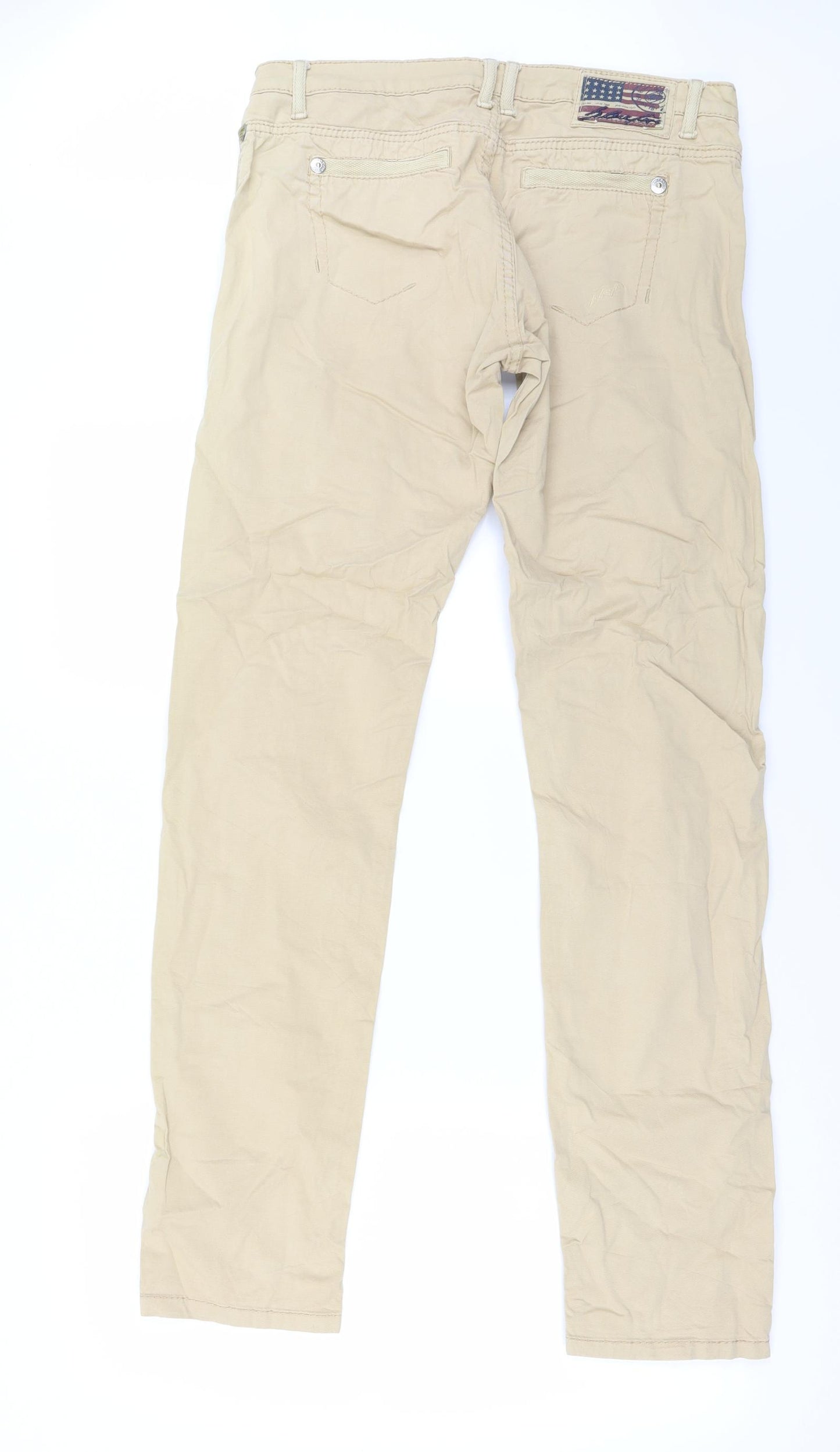 Preworn Mens Beige   Straight Jeans Size 32 in L32 in