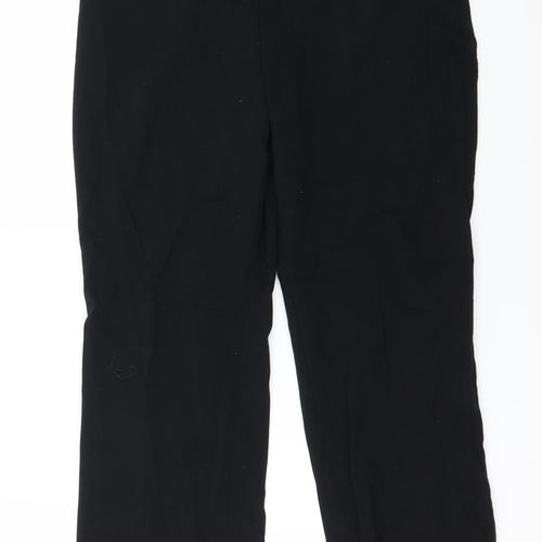 Marks and Spencer Womens Black   Trousers  Size 12 L21 in
