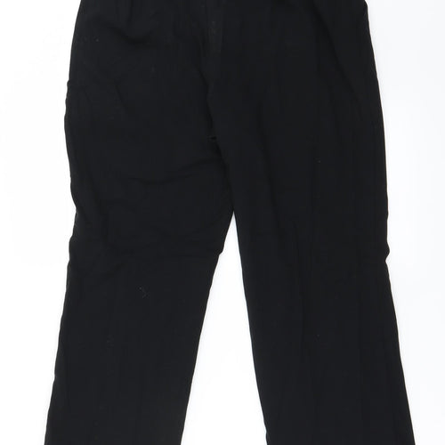 Marks and Spencer Womens Black   Trousers  Size 12 L21 in