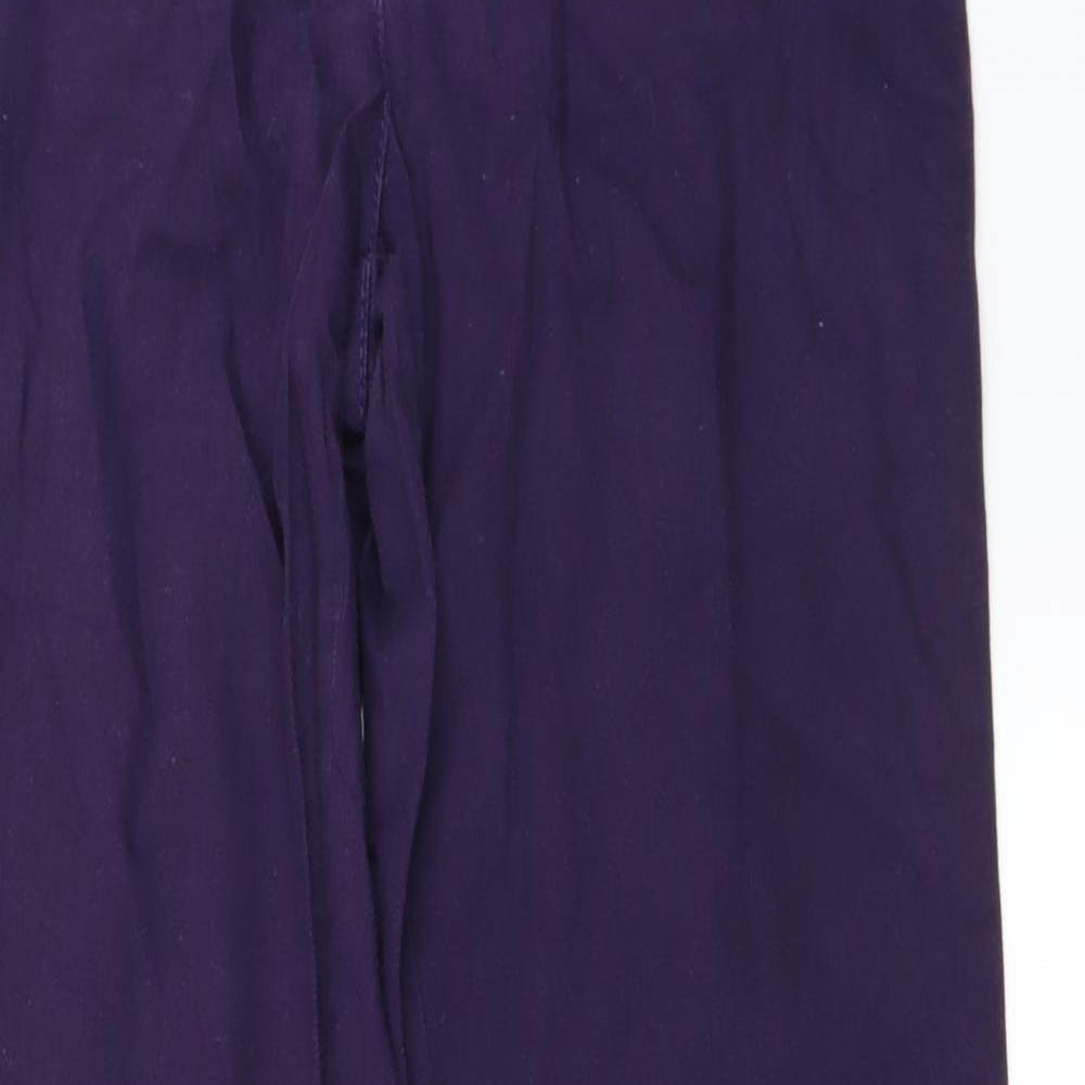 Preworn Womens Purple   Straight Jeans Size 28 in L29 in