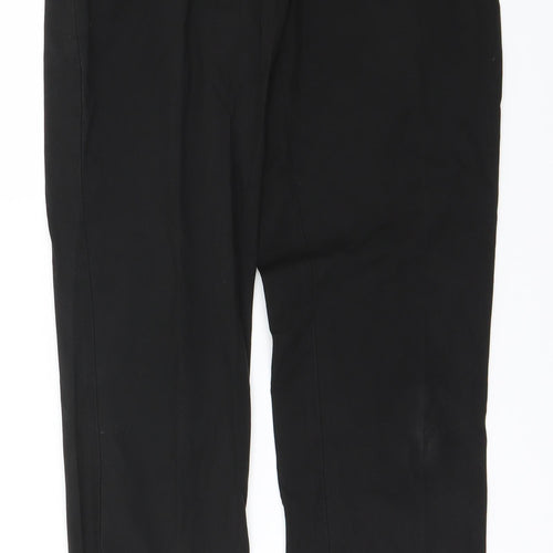 Preworn Womens Black   Trousers  Size 30 in L25 in