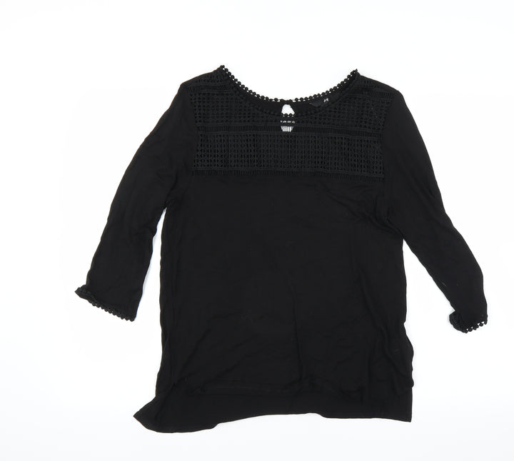 H&M Womens Black Basic Blouse Size M