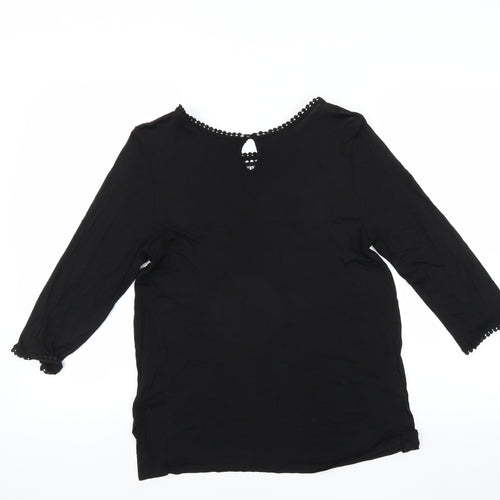 H&M Womens Black   Basic Blouse Size M