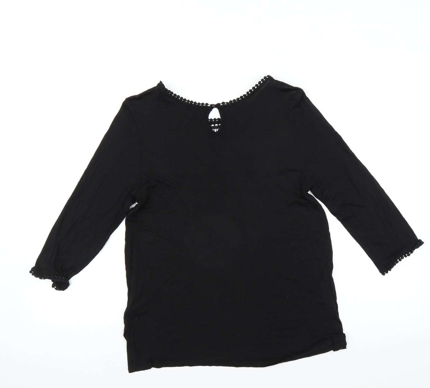 H&M Womens Black   Basic Blouse Size M
