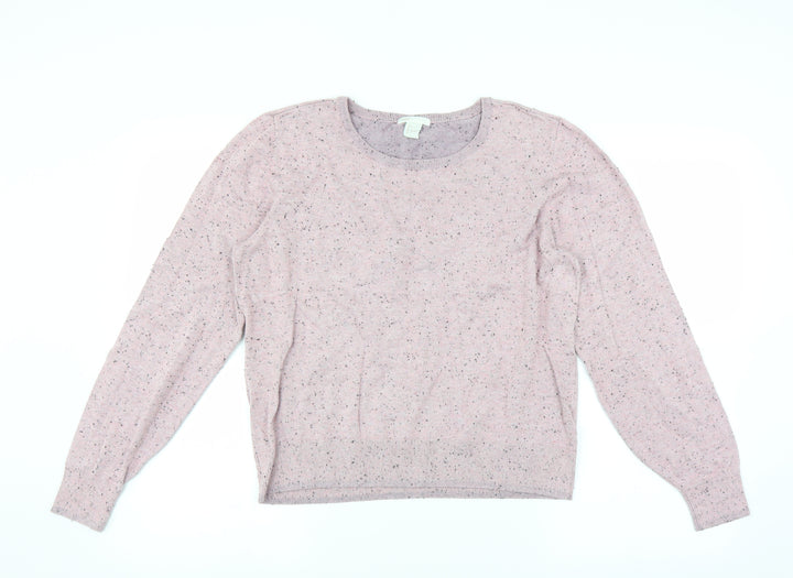 H&M Womens Pink   Pullover Jumper Size L