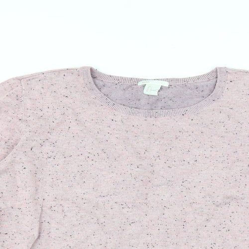 H&M Womens Pink   Pullover Jumper Size L