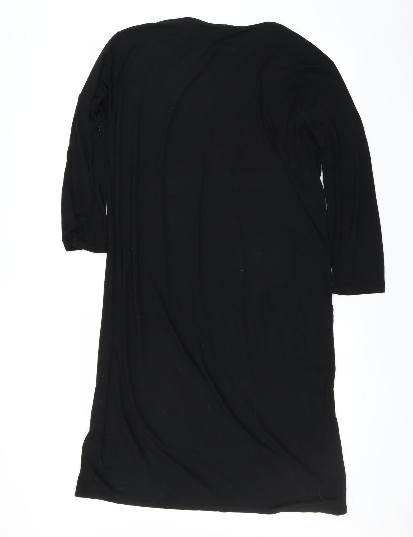 I SAW IT FIRST Womens Black   T-Shirt Dress  Size 16