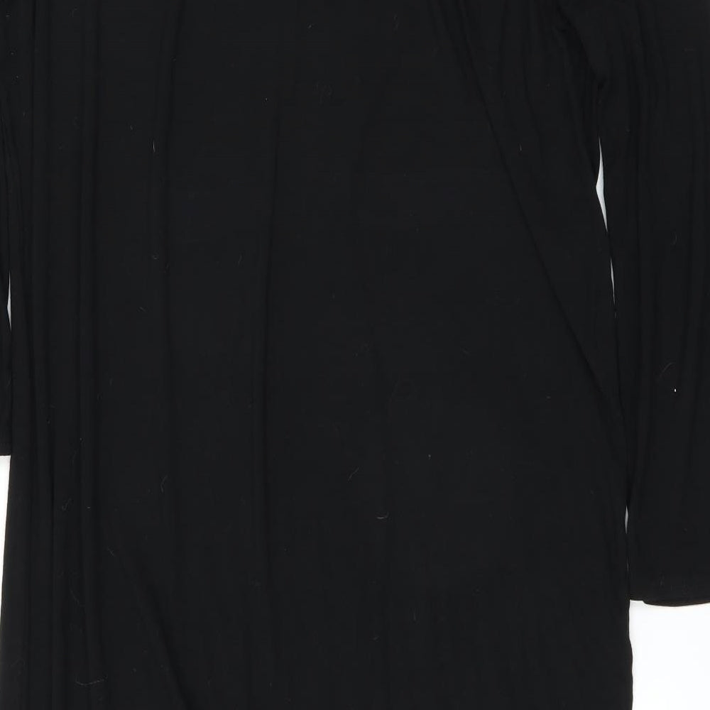 I SAW IT FIRST Womens Black   T-Shirt Dress  Size 16