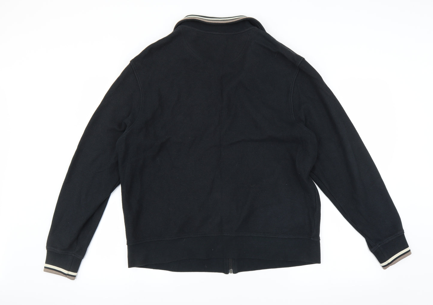 Fred Perry Mens Black   Jacket  Size L