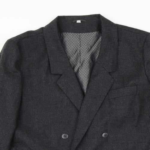 Preworn Womens Grey   Jacket Suit Jacket Size 16