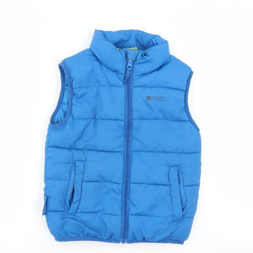 Mountain Warehouse Boys Blue   Gilet Jacket Size 5-6 Years