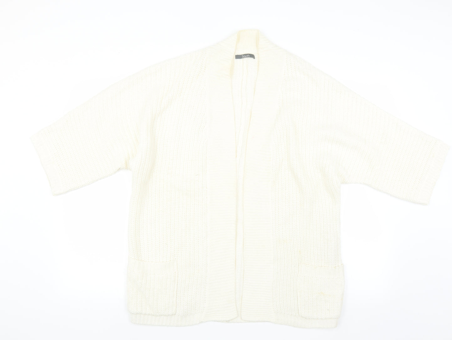 South Womens Ivory   Cardigan Jumper Size 10