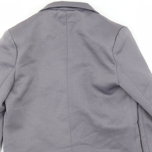 Preworn Womens Purple   Jacket Suit Jacket Size 8