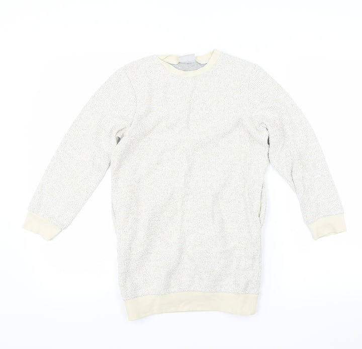 NEXT Girls Ivory   Pullover Sweatshirt Size 10 Years
